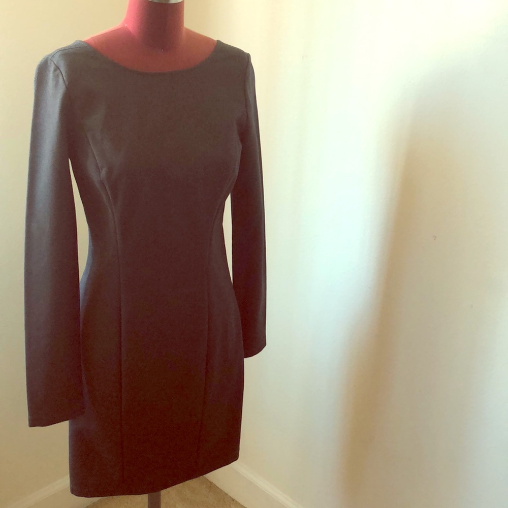 Theyskens Theory Grey Mini fitted dress